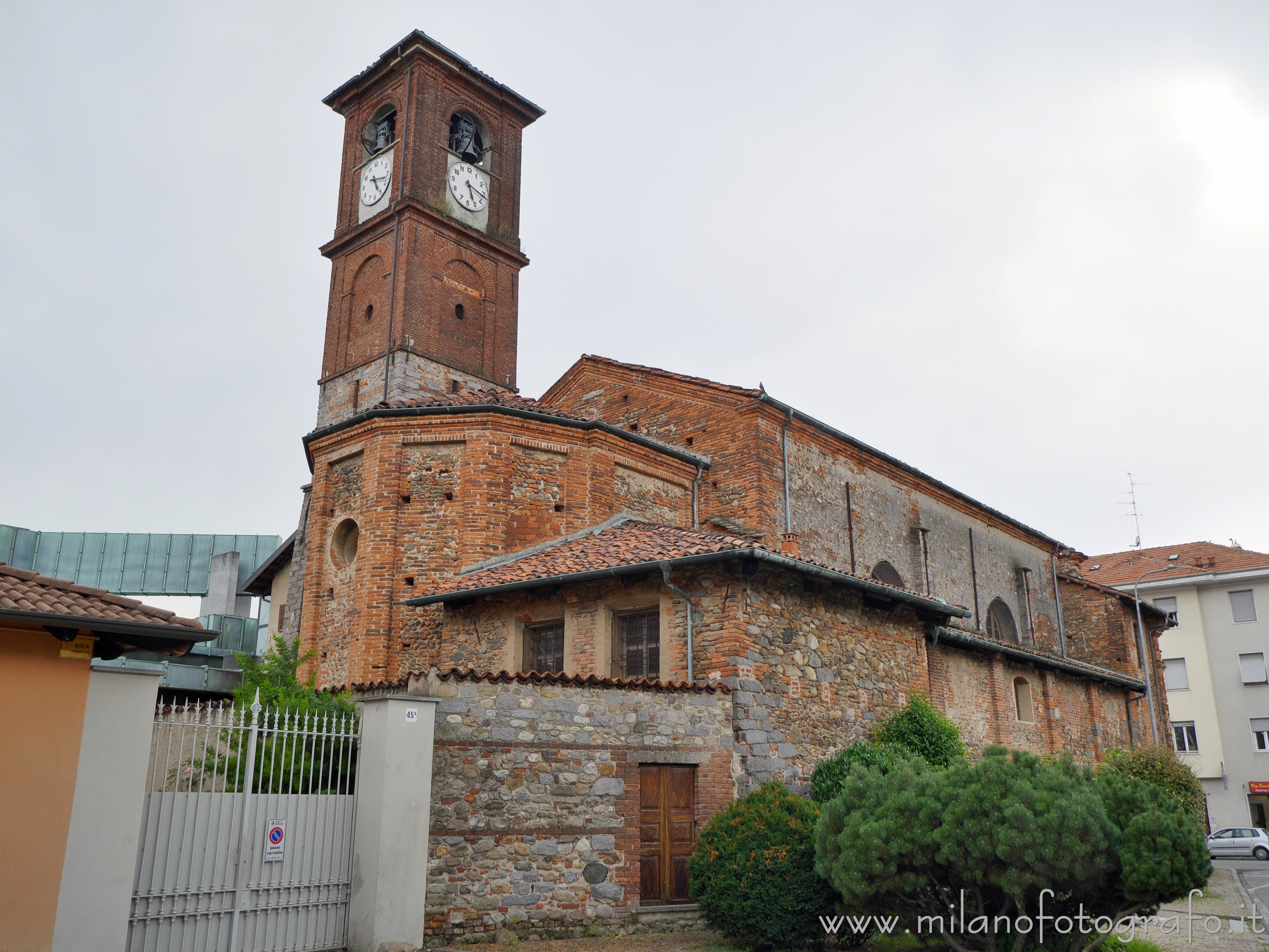 Biella (Italy) - Church of San Biagio seen from behind